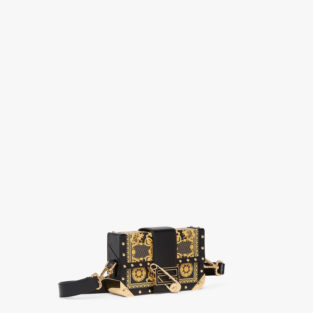 Fendace leather bag with multicolor print - 2
