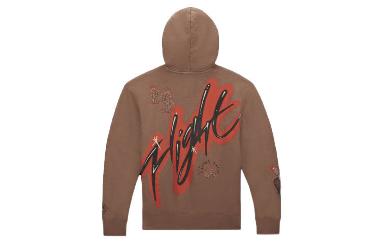 Air Jordan x Travis Scott Flight Graphic Hoodie 'Archaeo' DO4093-256 - 7