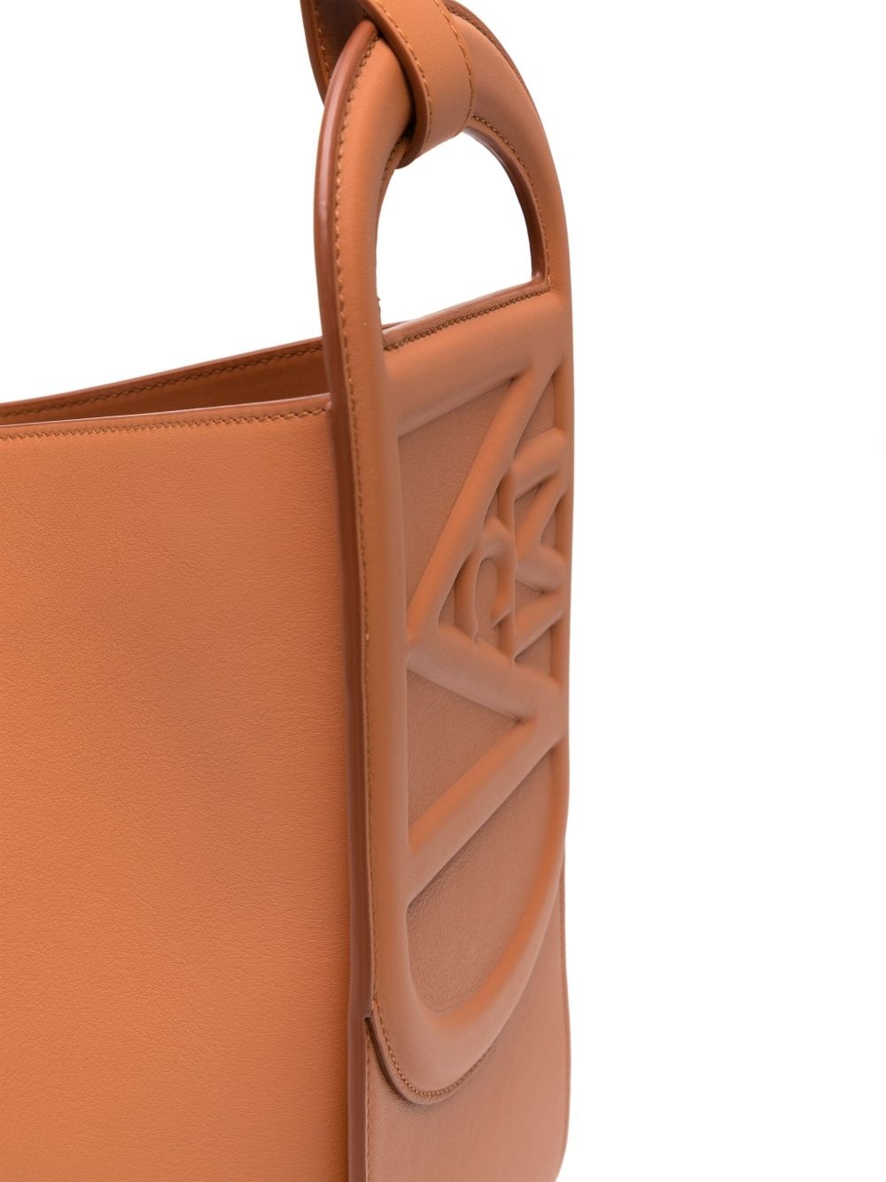 large Travia leather tote bag - 4