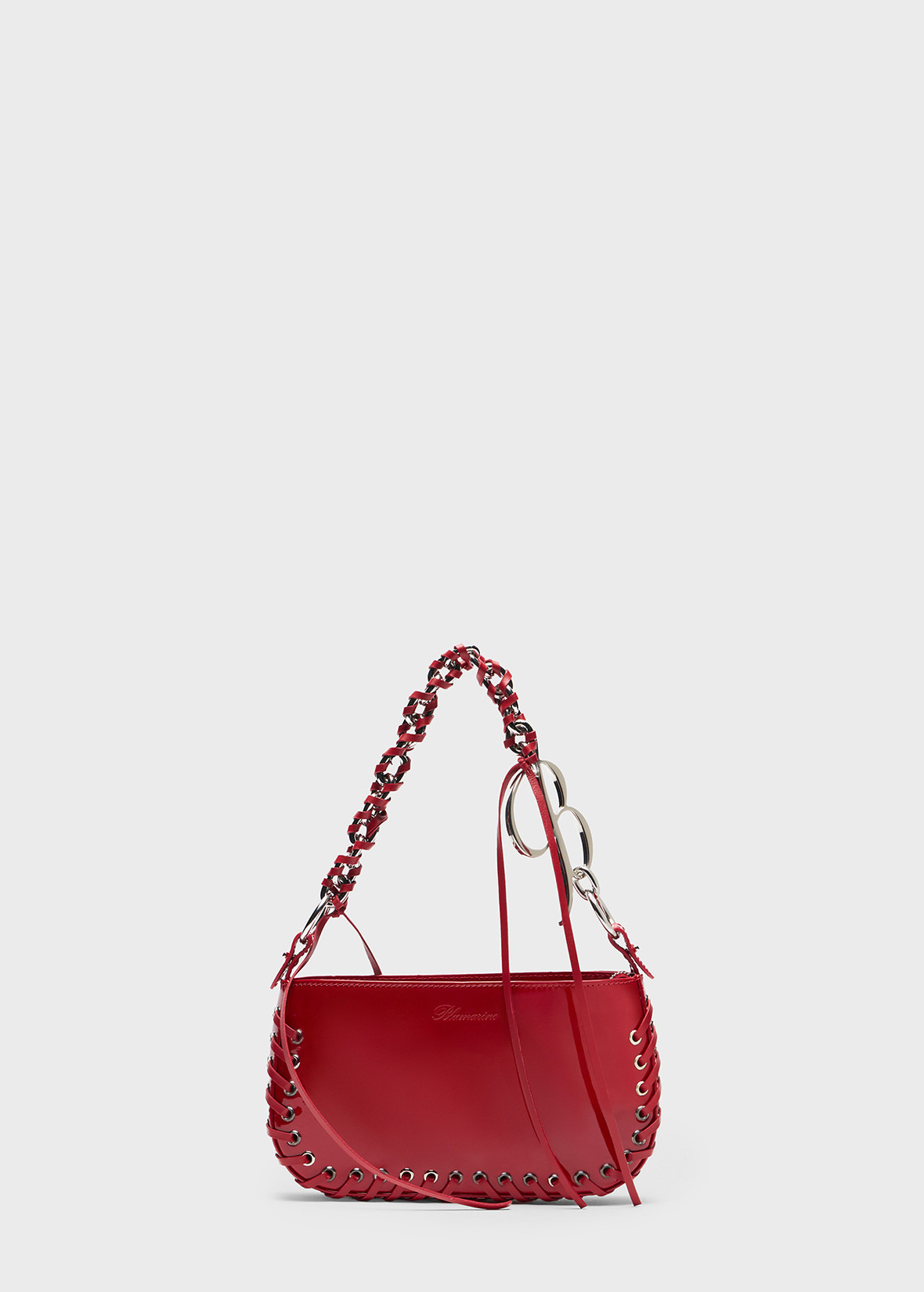 TOY MINI IN PATENT LEATHER WITH EYELETS AND LACES - 1