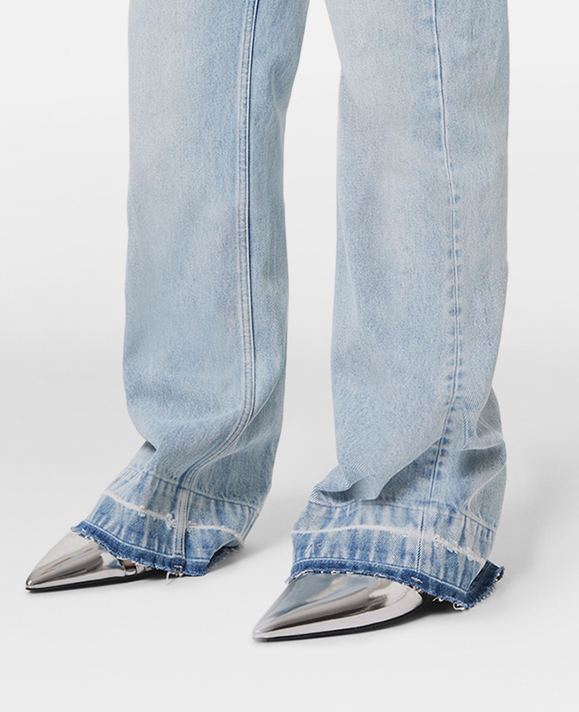 Diamanté Star Wide Leg Jeans - 6
