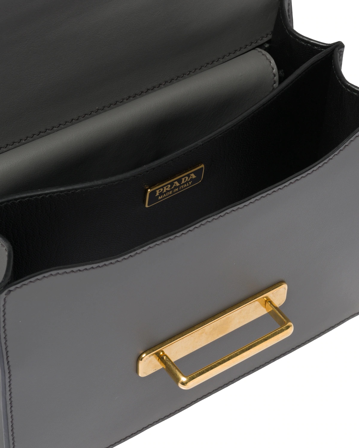 Leather Prada Cahier Bag - 5