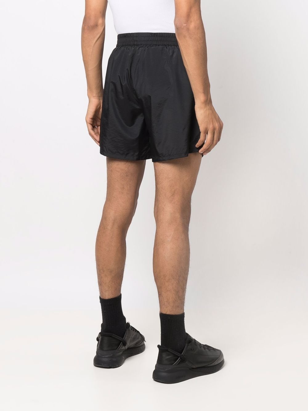 patch-detail track shorts - 4