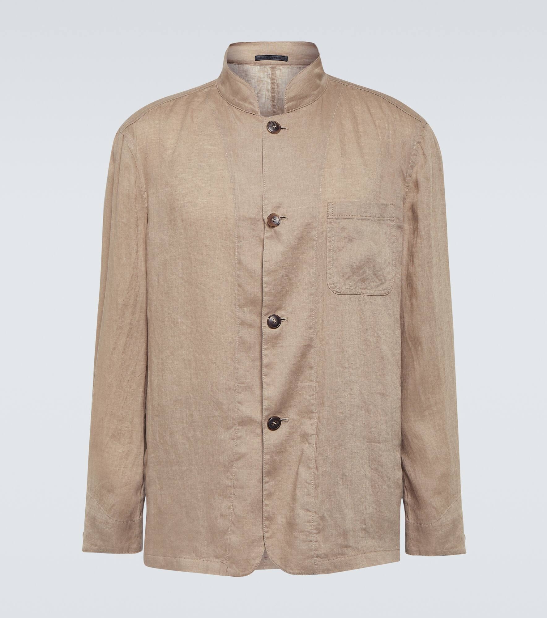 Linen canvas jacket - 1