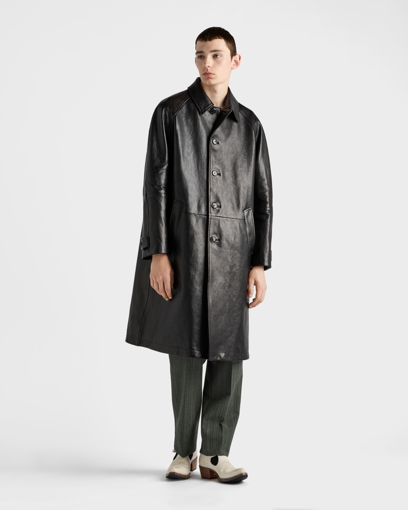 Prada Oversized leather coat outlook