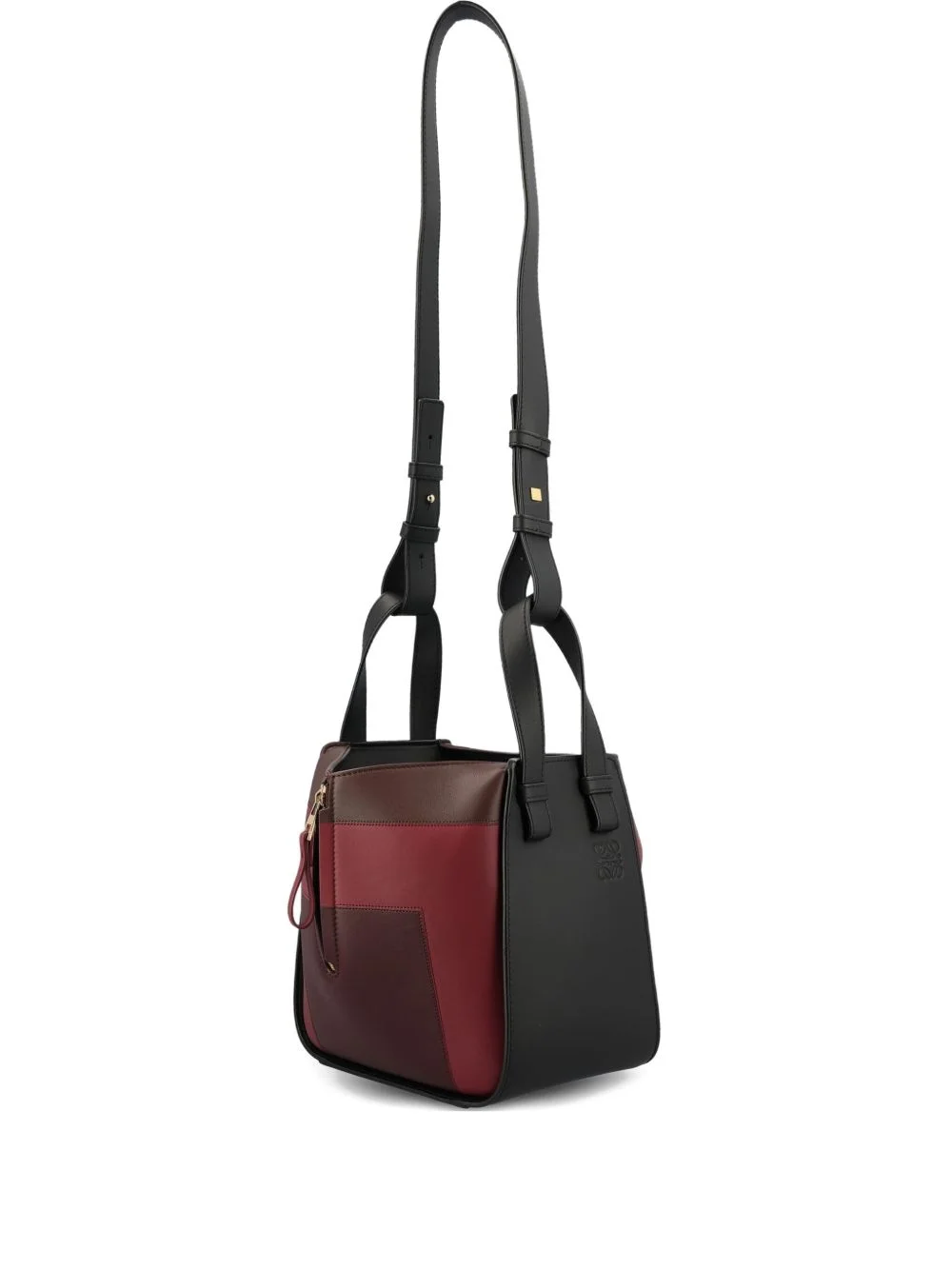 x Albers Hammock panelled leather tote bag - 1