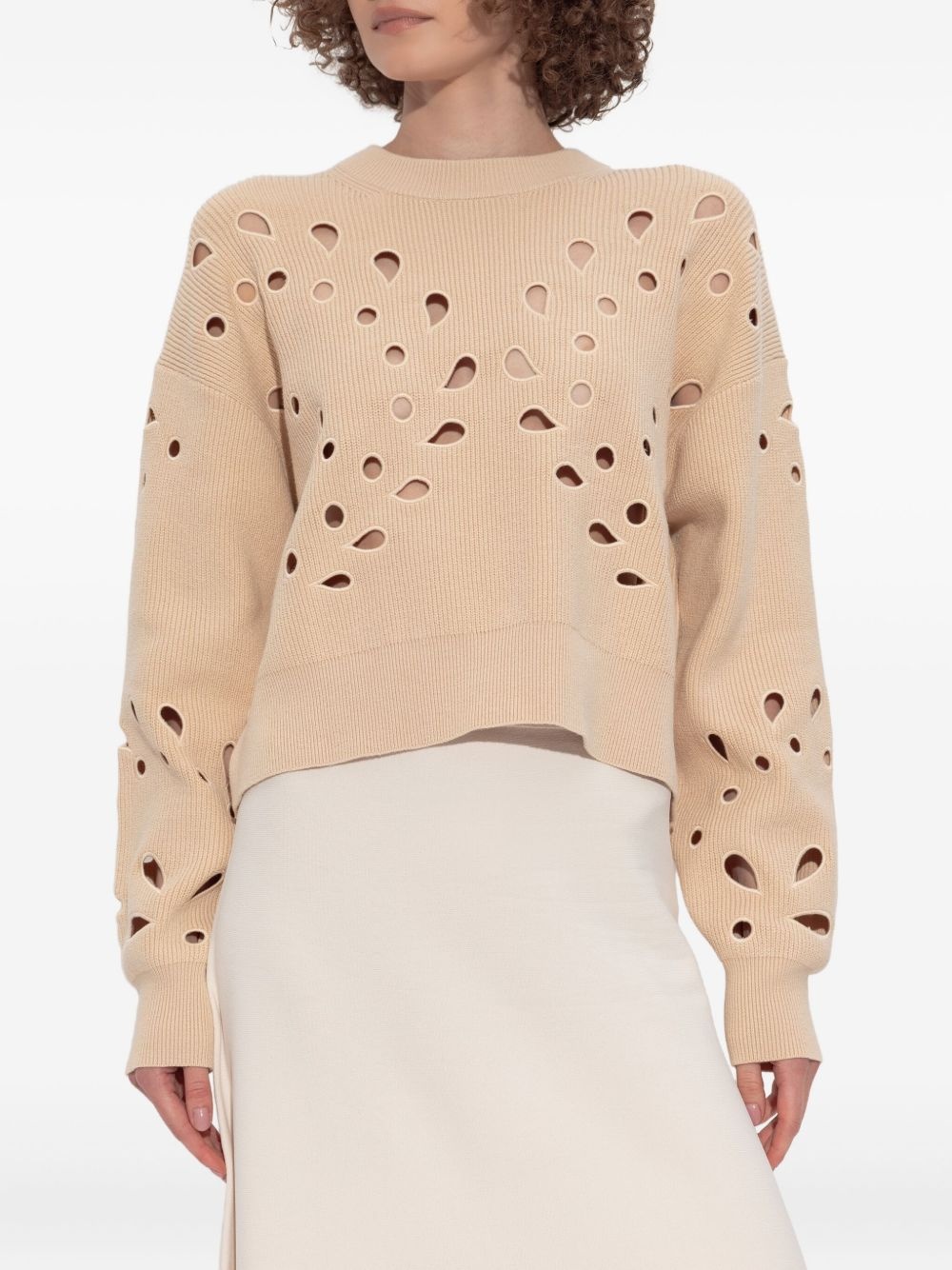 Vanessa cut-out ribbed sweater - 3