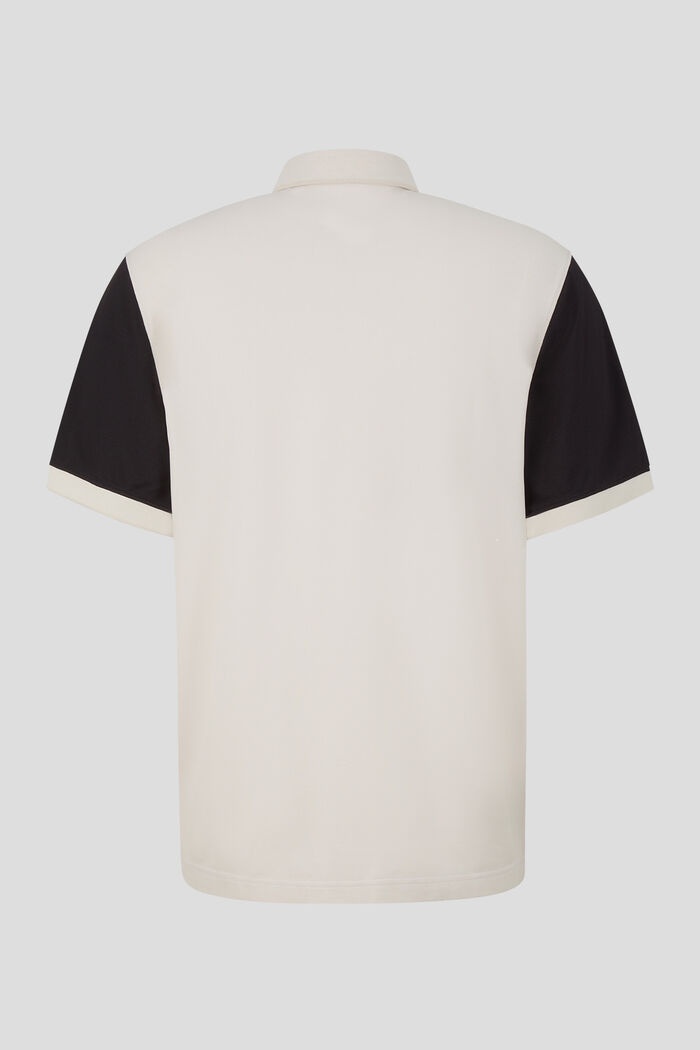 Wisco Piqué polo shirt in Off-white/Black - 5
