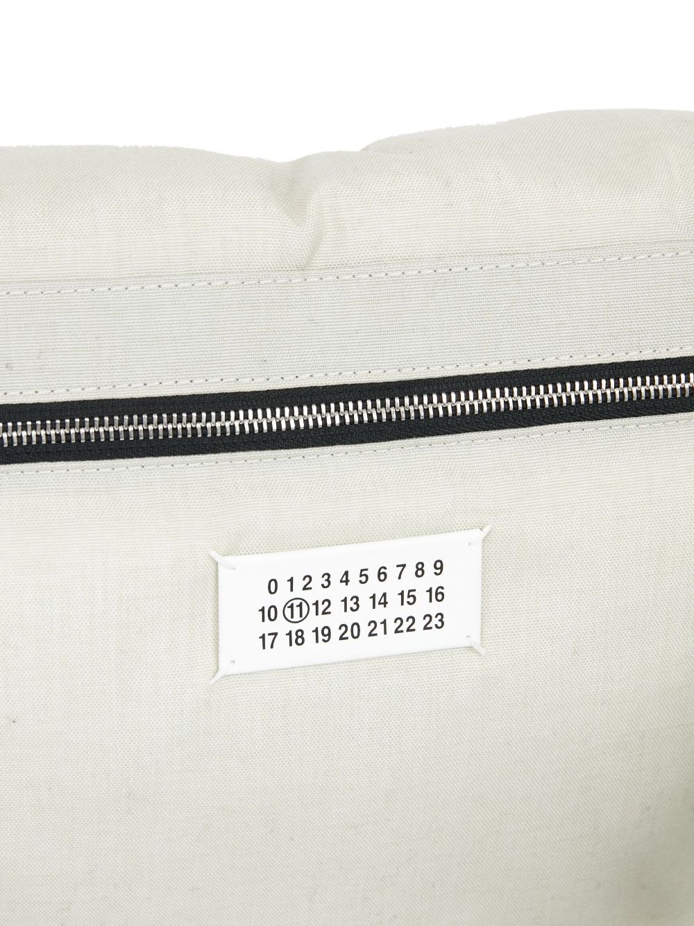 numbers-motif quilted shoulder bag - 6