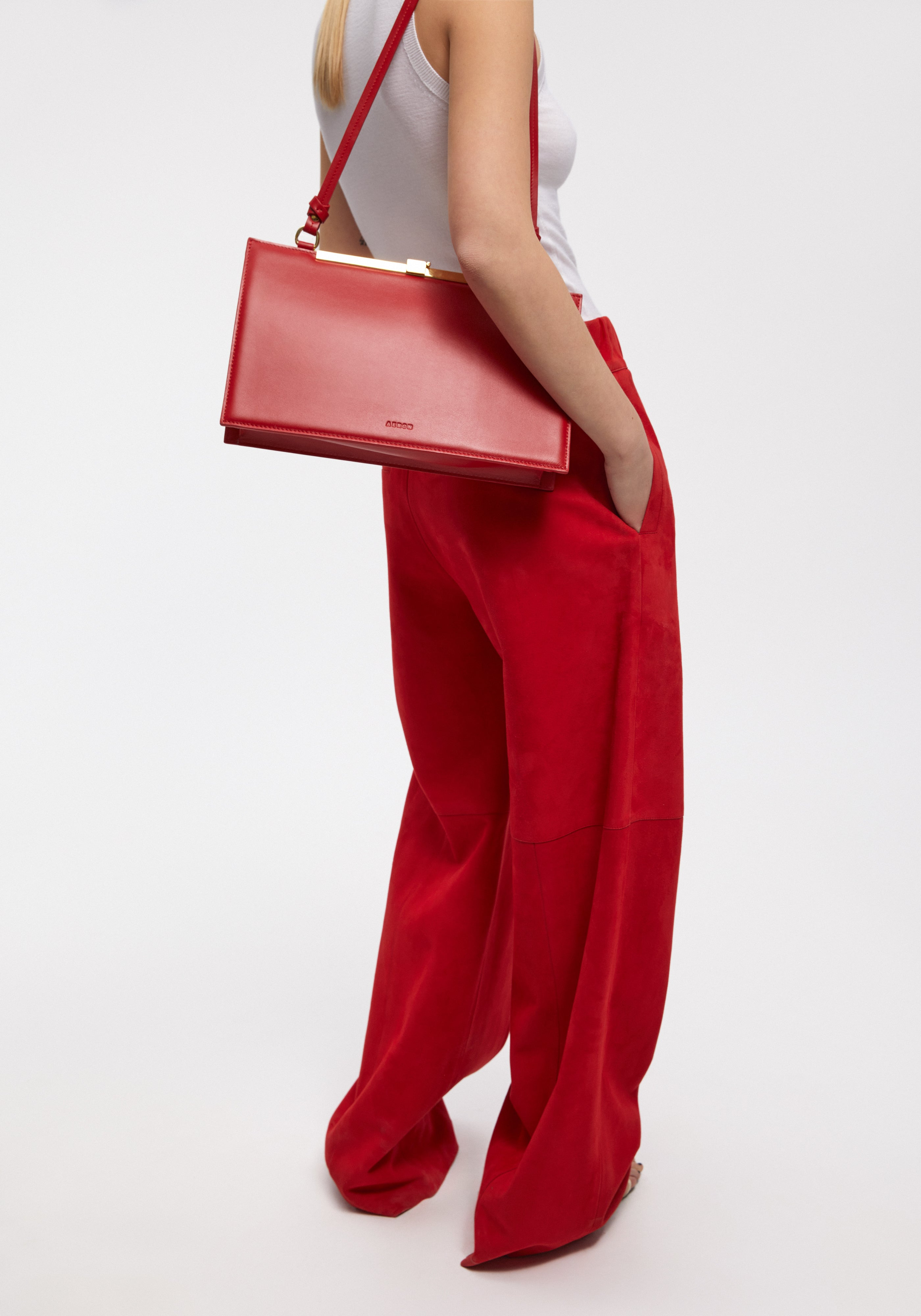 WHARF
Wide-leg suede pants - 4