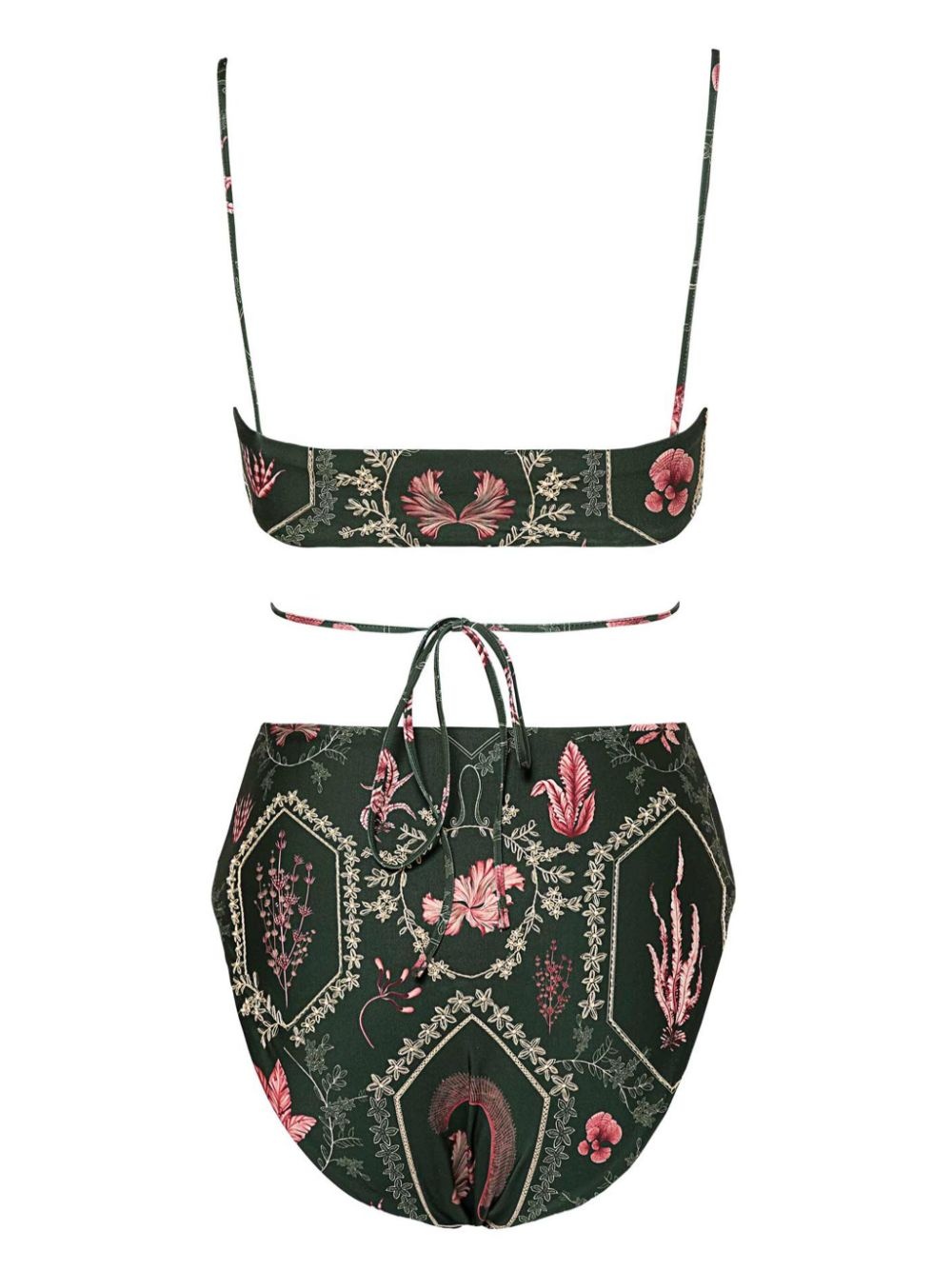 Victoriana Encaje floral-print swimsuit - 2