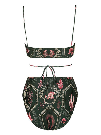 Agua by Agua Bendita Victoriana Encaje floral-print swimsuit outlook