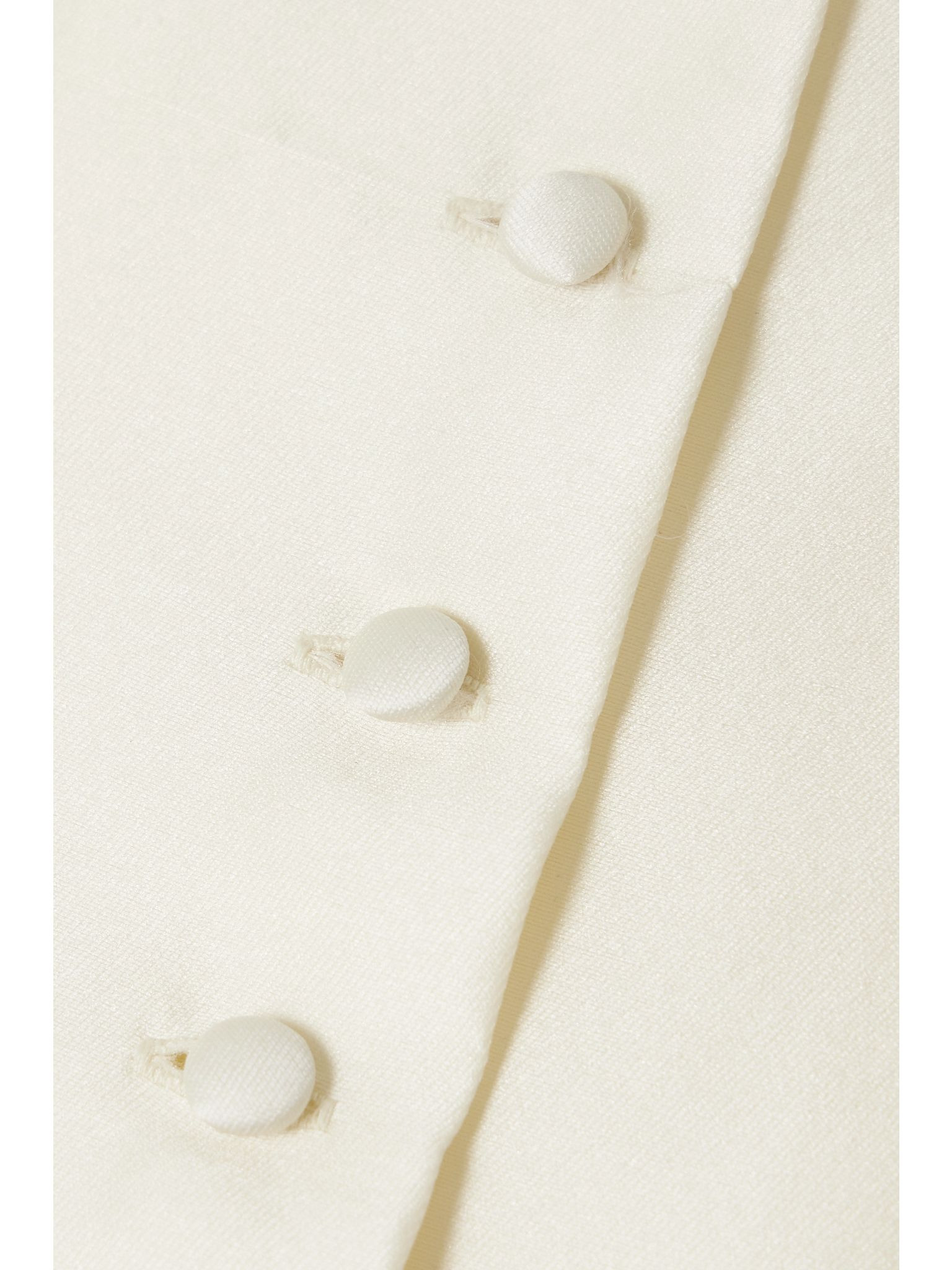 Amoako cropped faille jacket White - 4