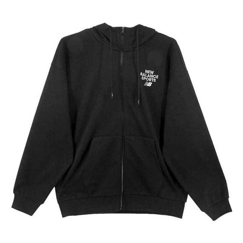 New Balance Sportswear Hooded Jacket 'Black' 6DD12033-BK - 1