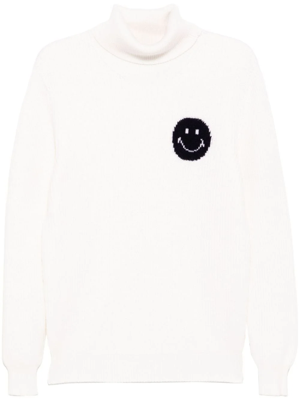 fisherman's smile roll-neck jumper - 1