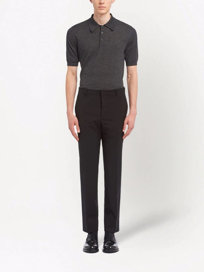 Prada tailored straight-leg trousers outlook