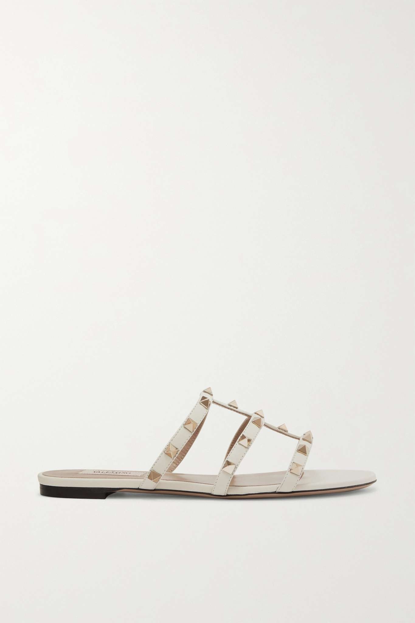 The Rockstud leather sandals - 1