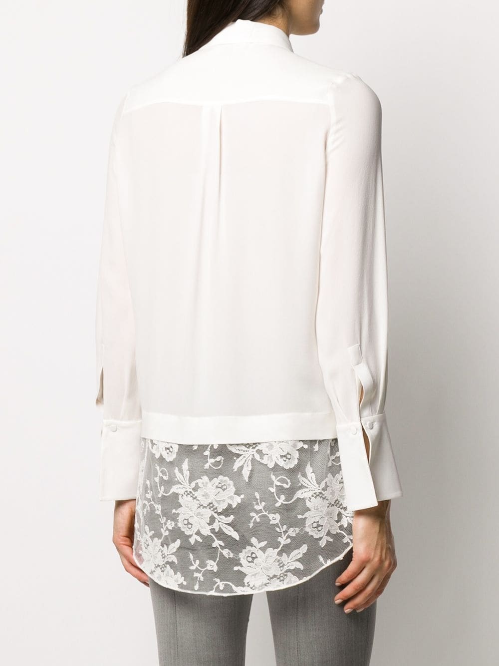 lace detail blouse - 4