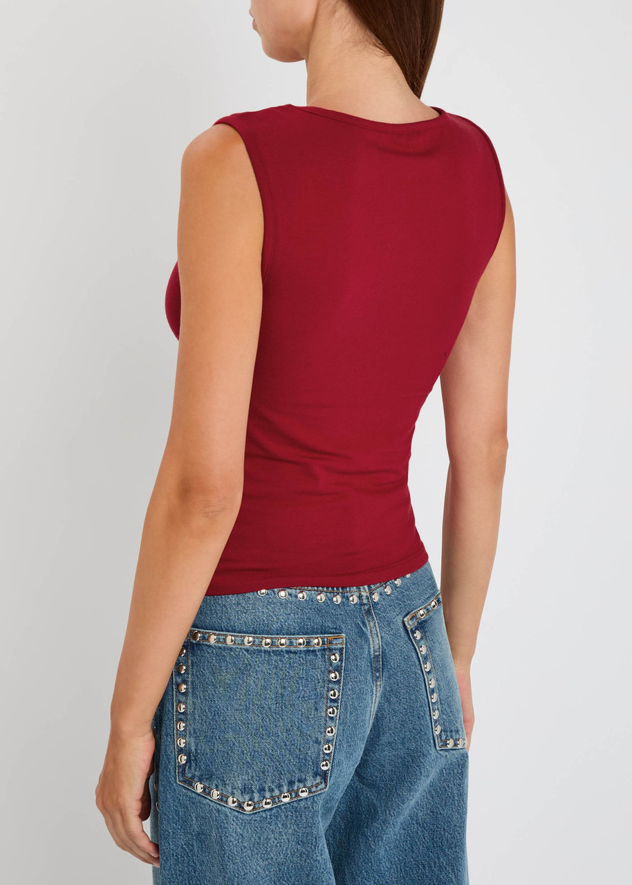 Reformation Wren Stretch-cotton top - 3