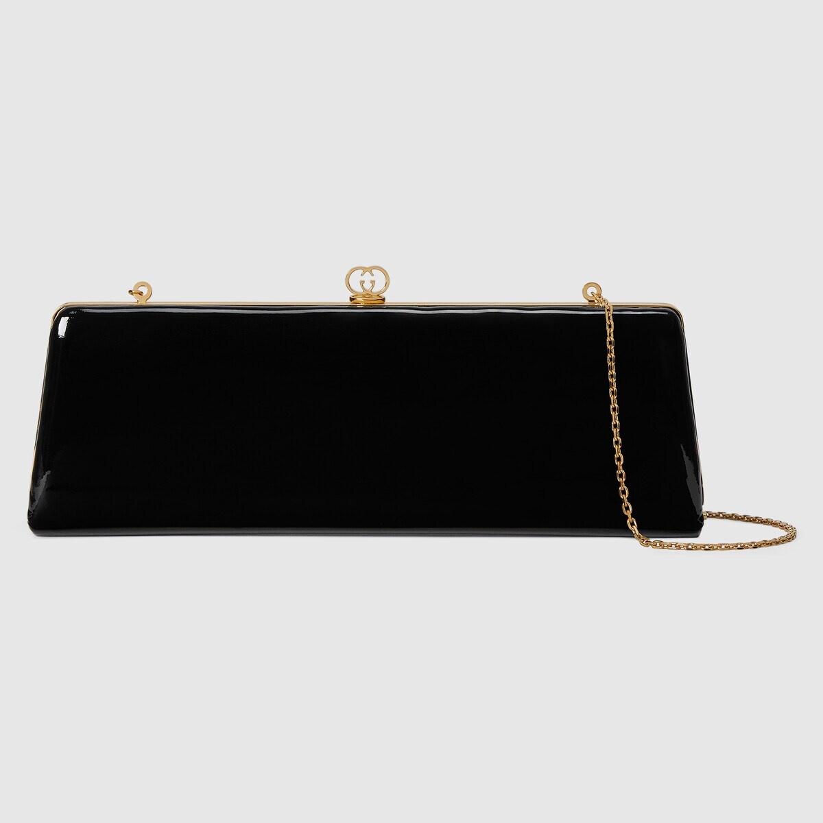 Broadway small patent leather evening bag - 1