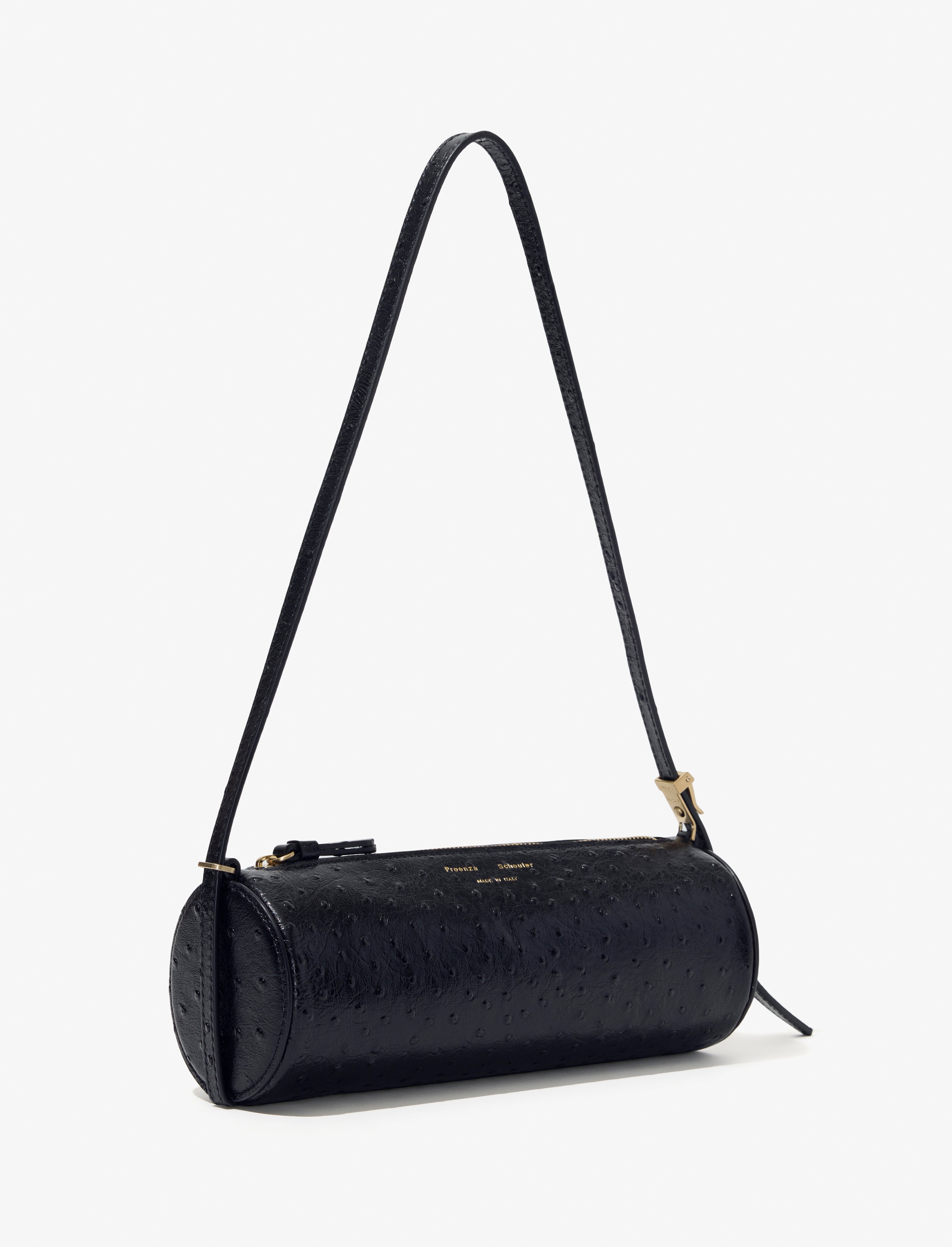 Silo Bag in Ostrich Embossed Calf - 4