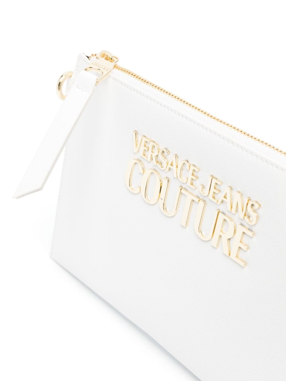 logo-plaque clutch bag - 4