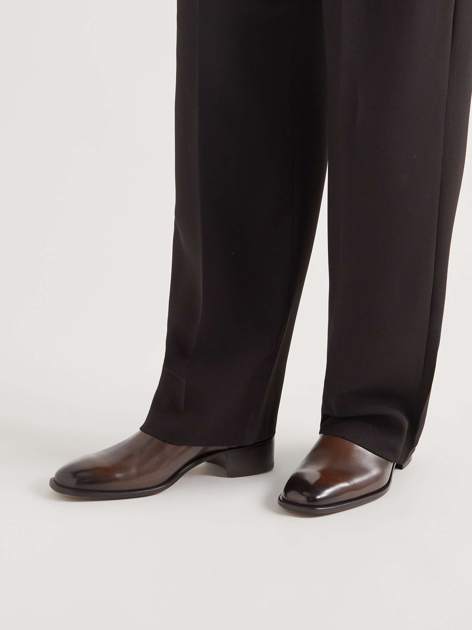 Leather Chelsea Boots - 5