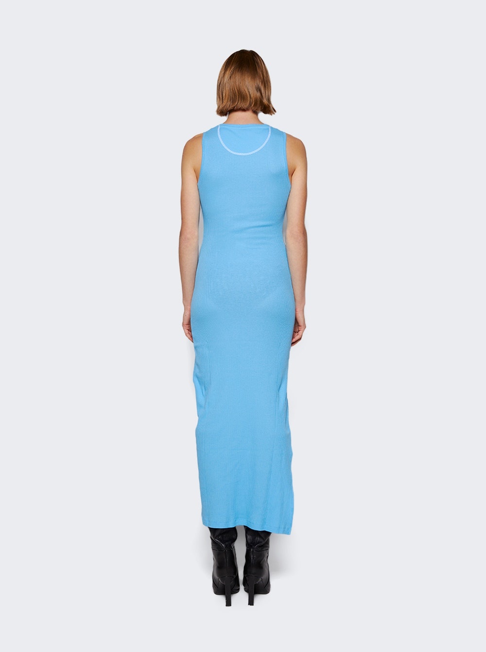 Anagram Tank Dress Medium Turquoise - 5