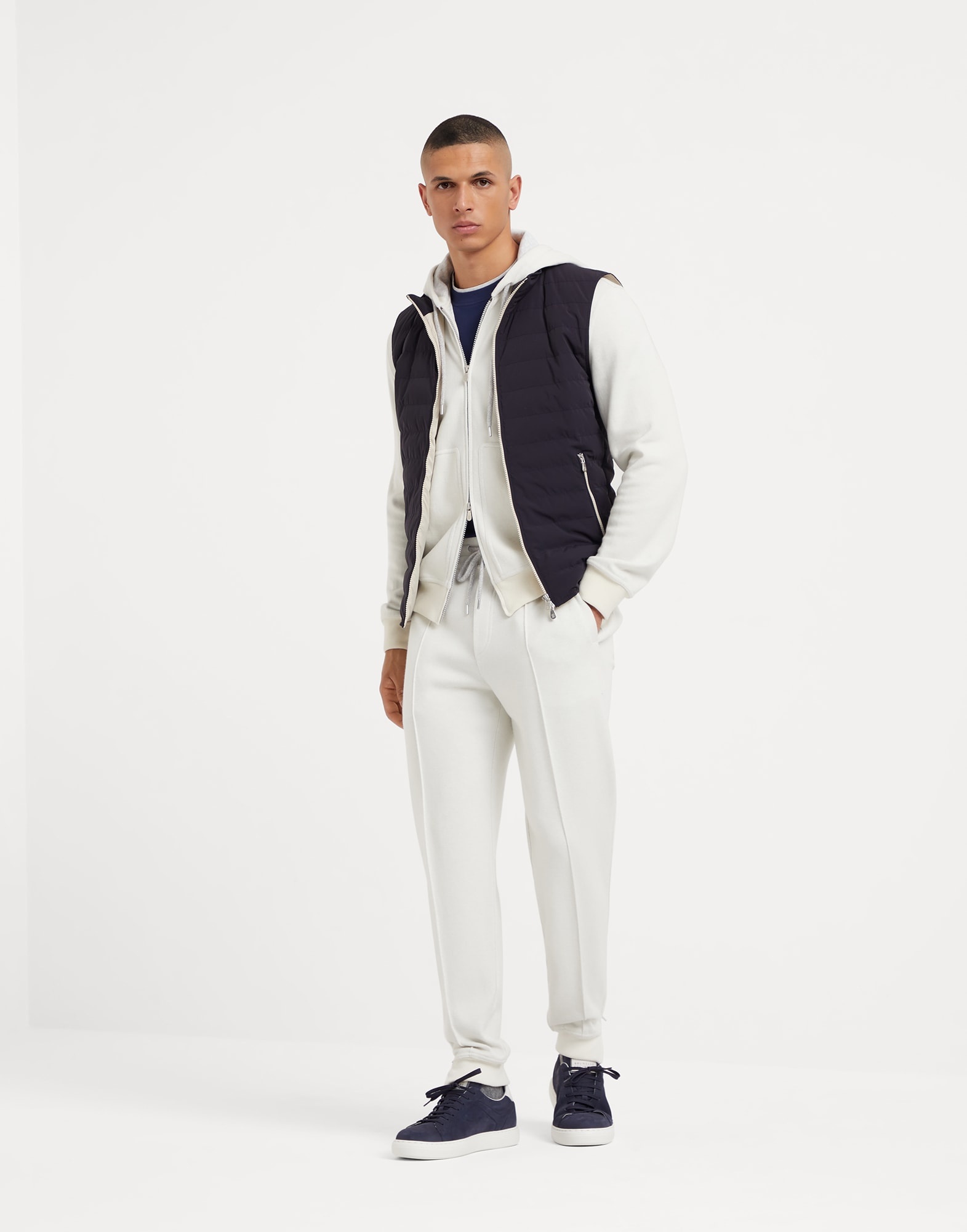 Bonded taffeta lightweight down vest - 5