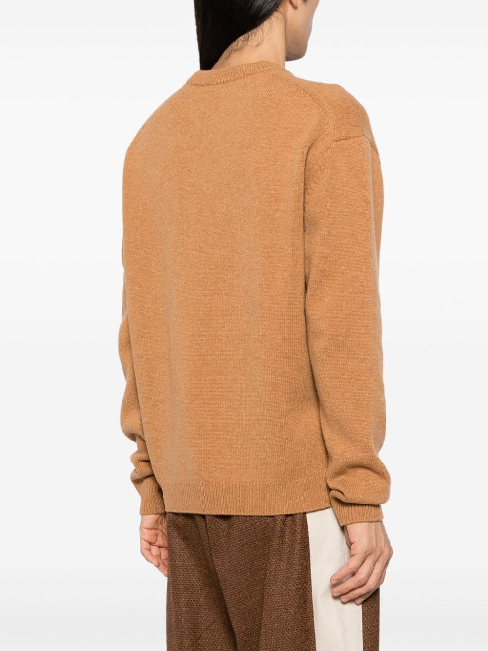 Fox head intarsia jumper - 4