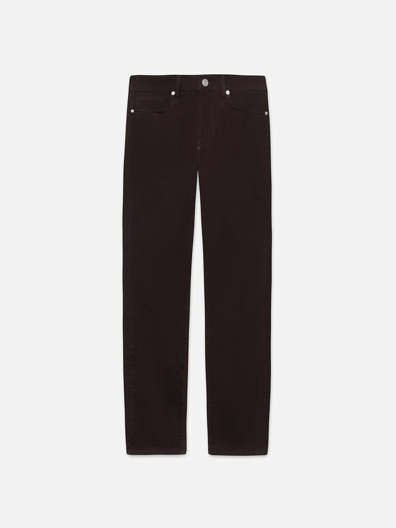 L'Homme Slim Brushed Twill in Washed Black 1