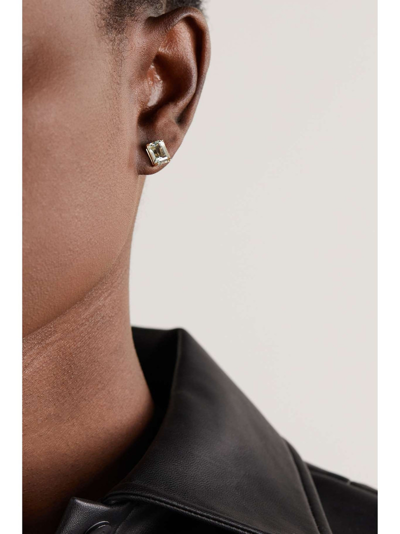 MATEO 14-karat gold amethyst earrings outlook