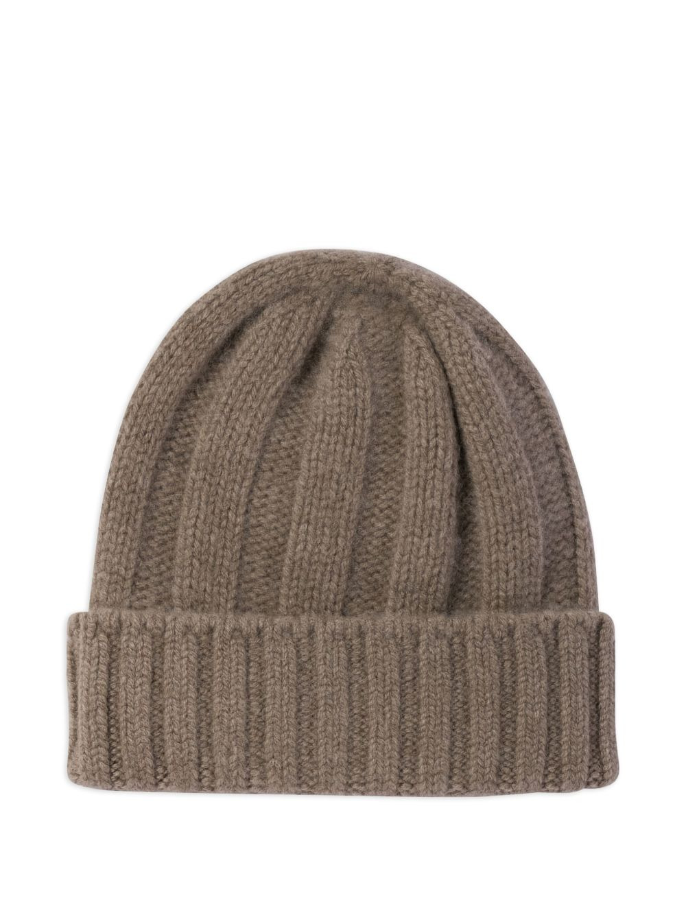 ribbed cashmere beanie - 1
