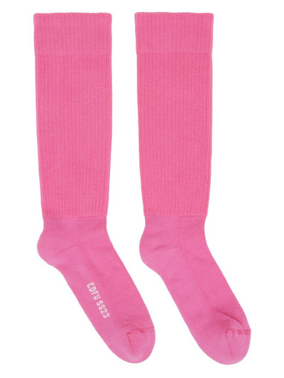 Rick Owens Pink Thick Socks outlook
