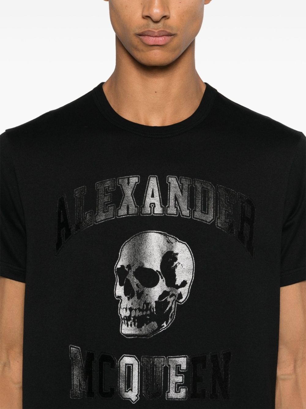faded-logo cotton t-shirt - 5