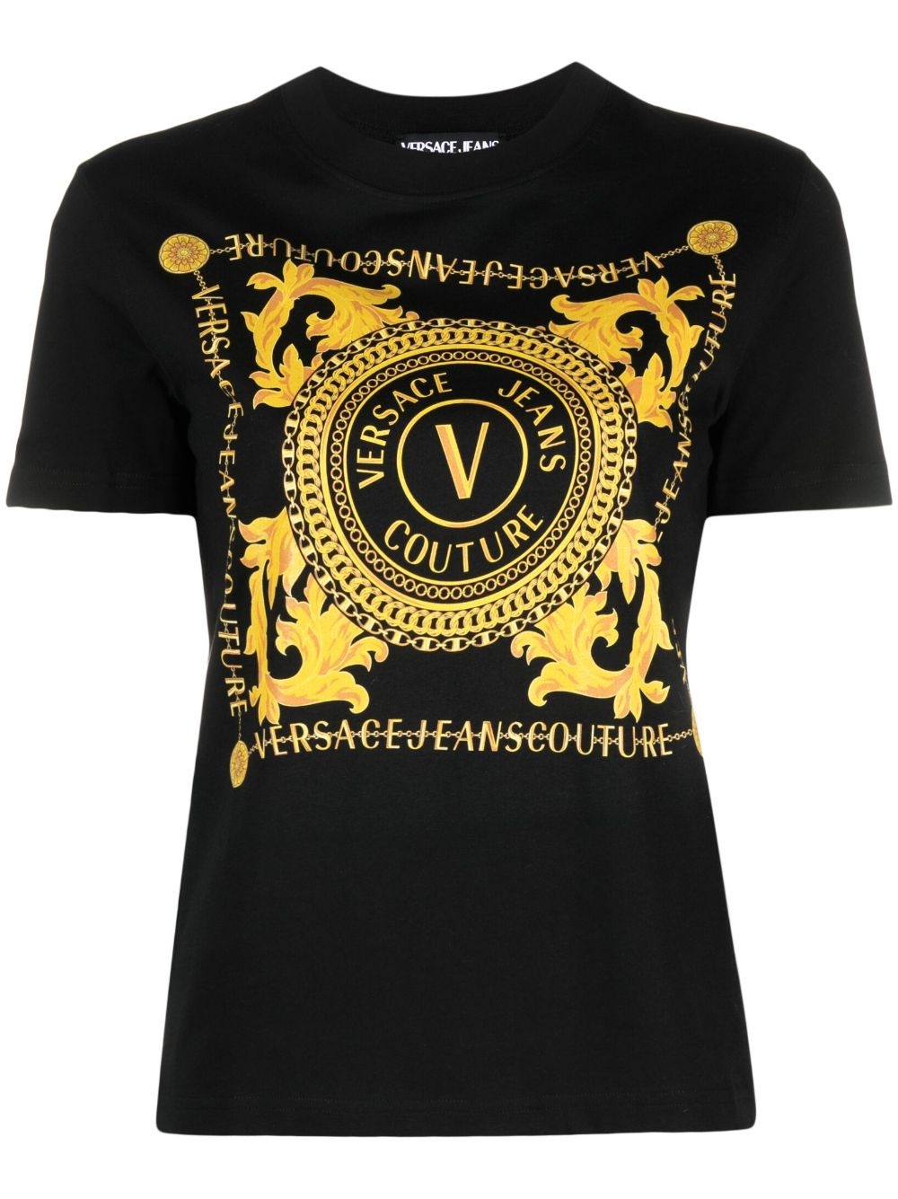 Logo Couture print T-shirt - 1