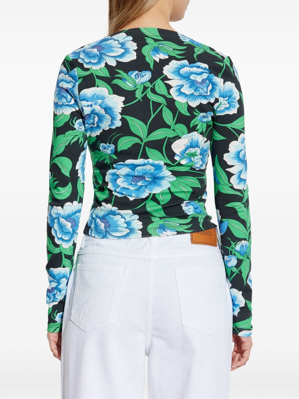floral-print top - 4