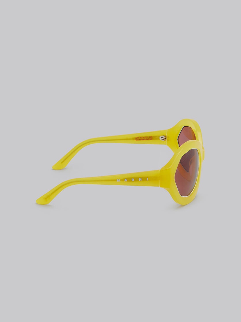 CUMULUS CLOUD YELLOW ACETATE SUNGLASSES - 4