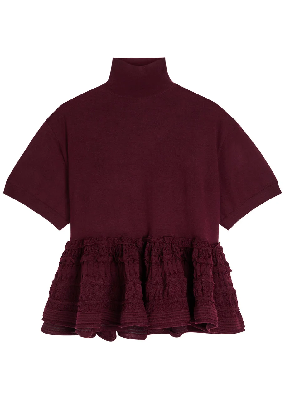 Alaïa Peplum Wool top - 1