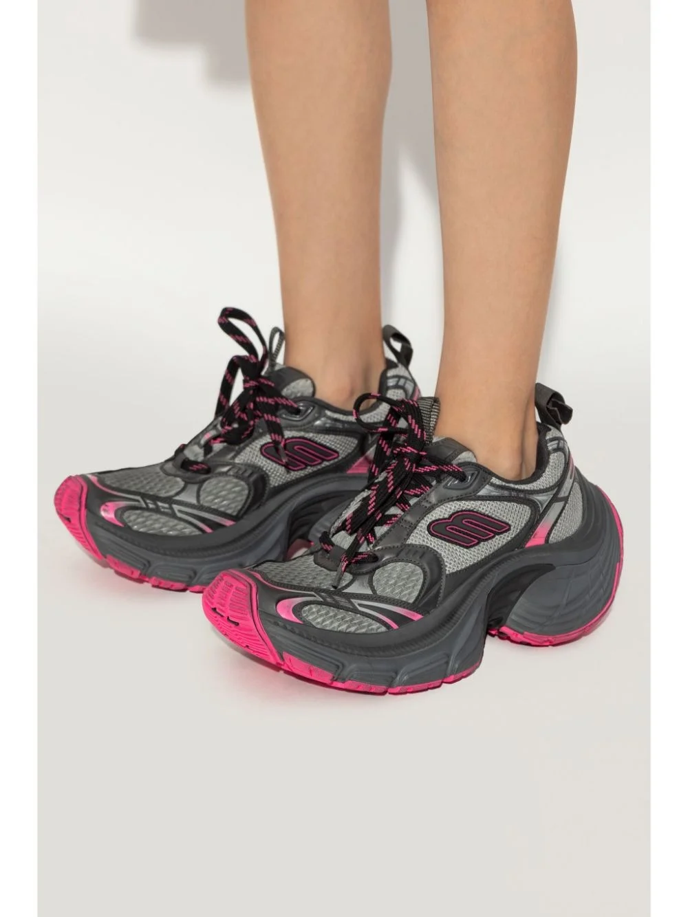 BALENCIAGA 10XL ブラック ピンク 42 サイズ42】BALENCIAGA 10xl