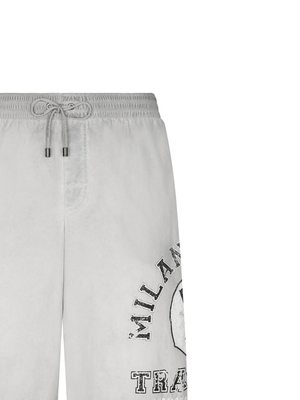graphic-print knee-length swim shorts - 5