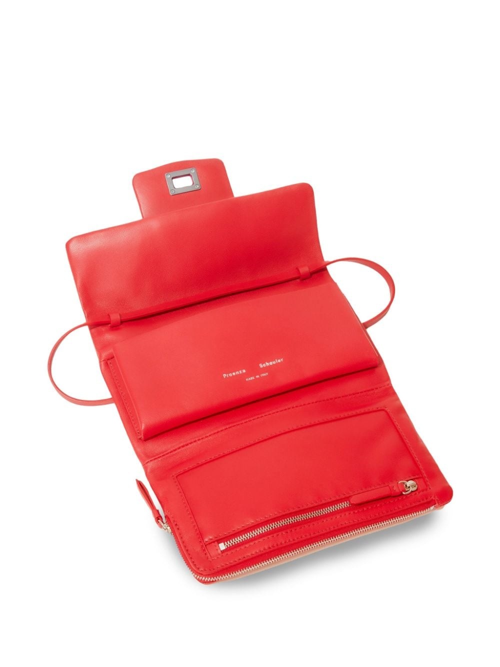 Flip leather shoulder bag - 6