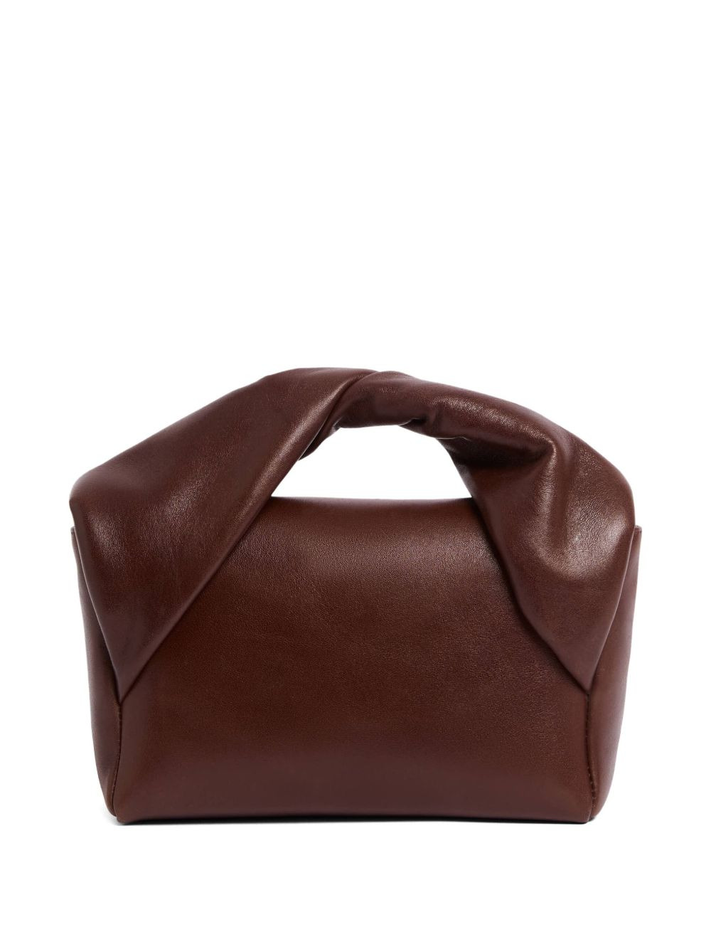 twisted-handle leather tote bag - 2