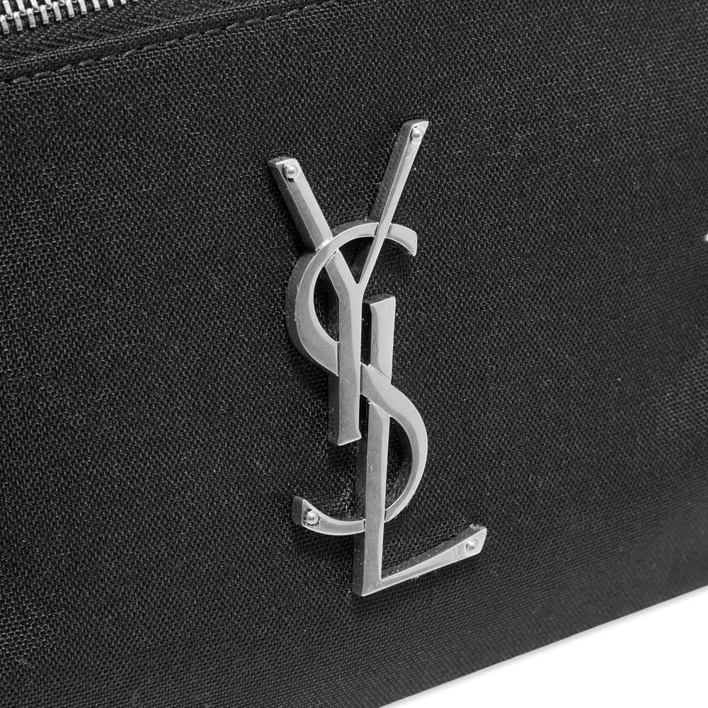 Saint Laurent Logo Canvas Waist Bag - 2