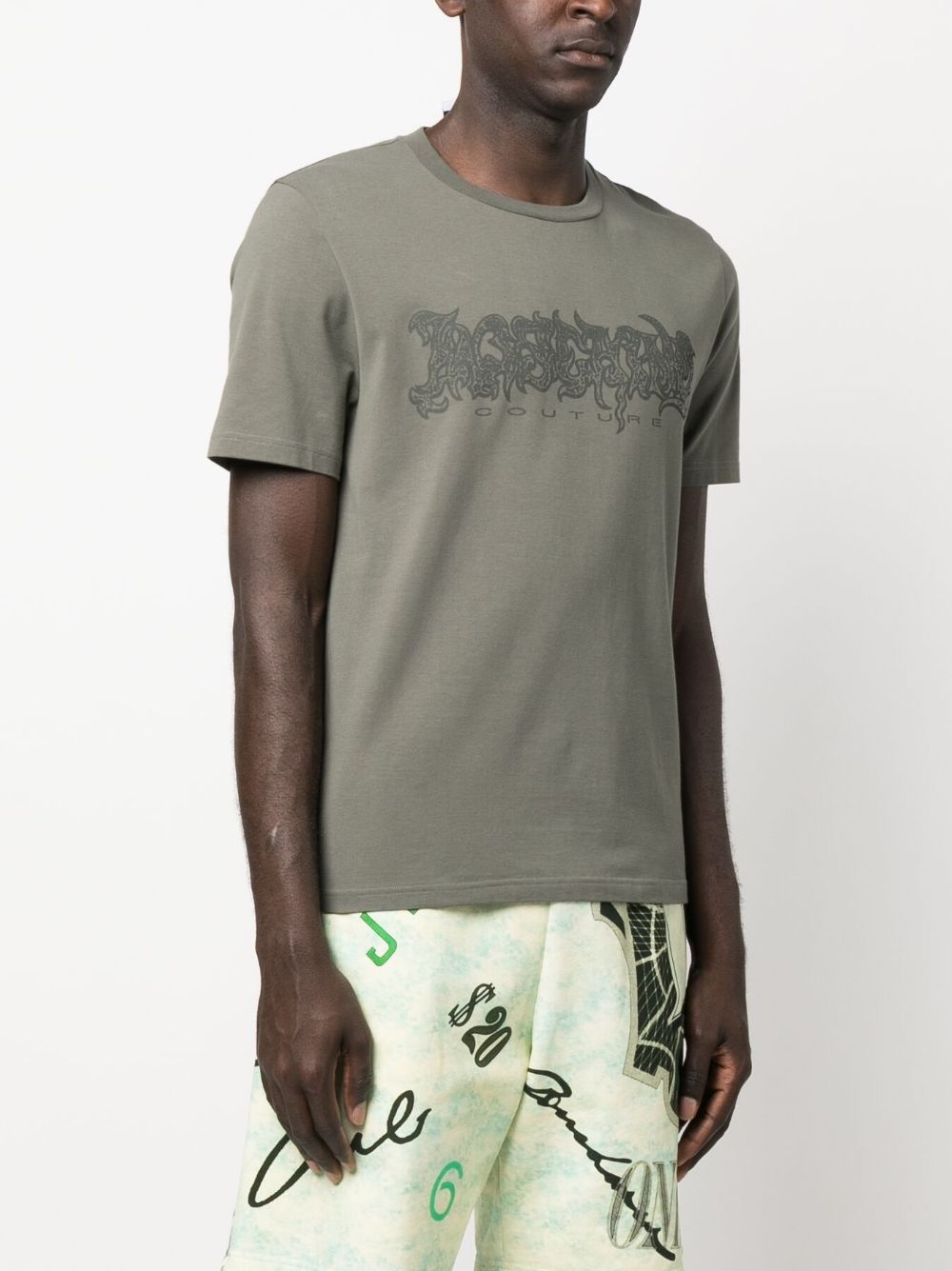logo-print stretch-cotton T-shirt - 3