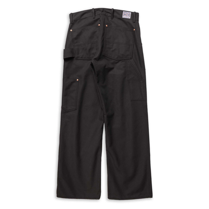 The Real McCoys The Real McCoy's Double-Knee Work Trousers Charcoal outlook