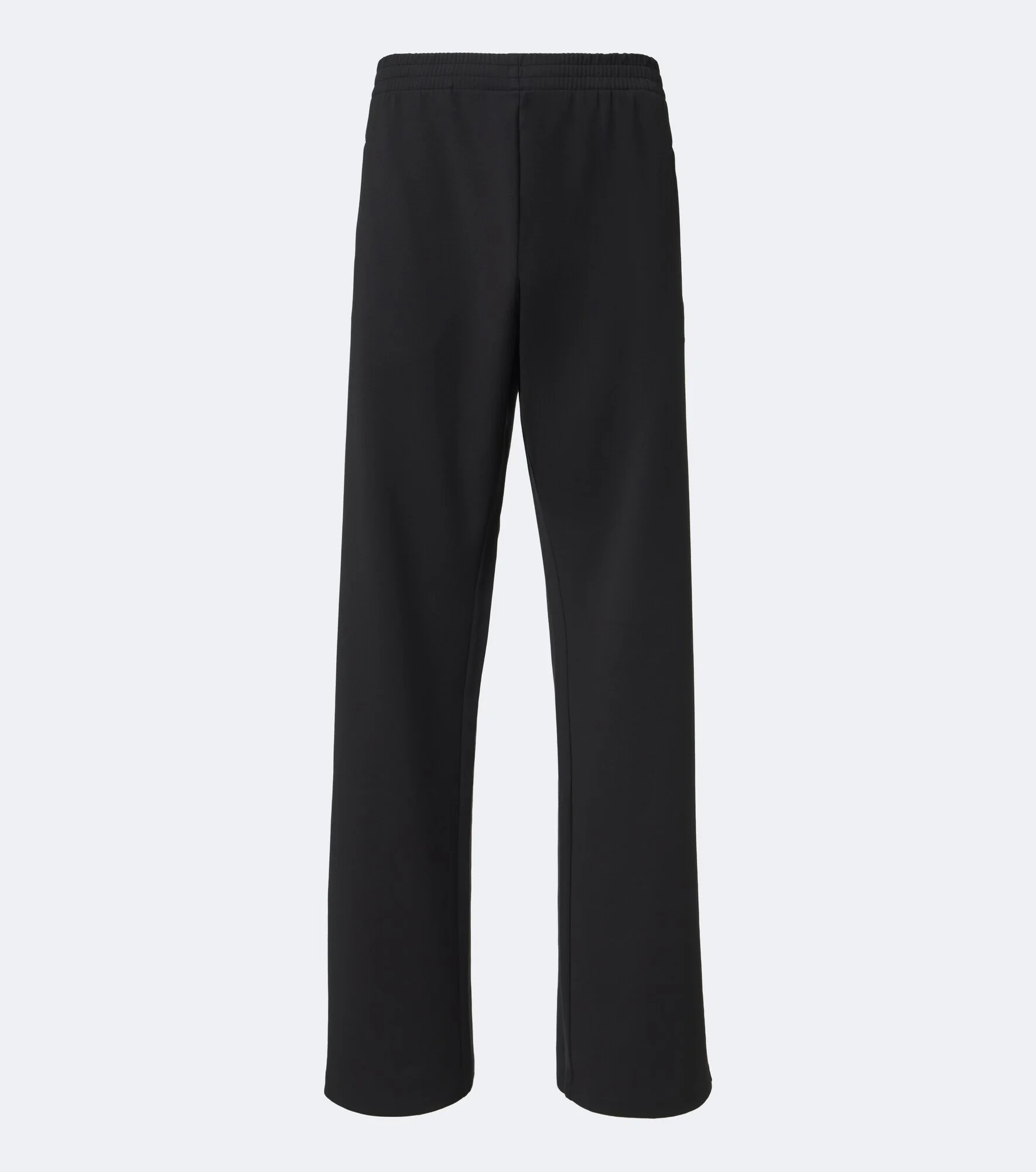 Cotton-blend jersey wide-leg sweatpants - 1