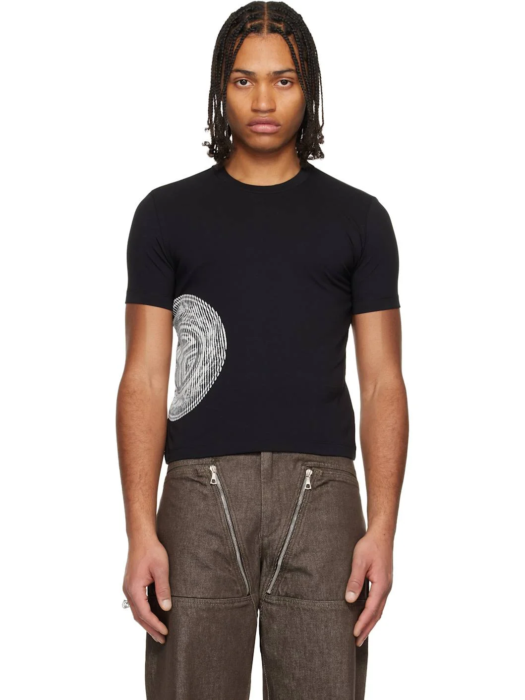 Black 'The Laurel Stamped' Baby T-shirt - 1