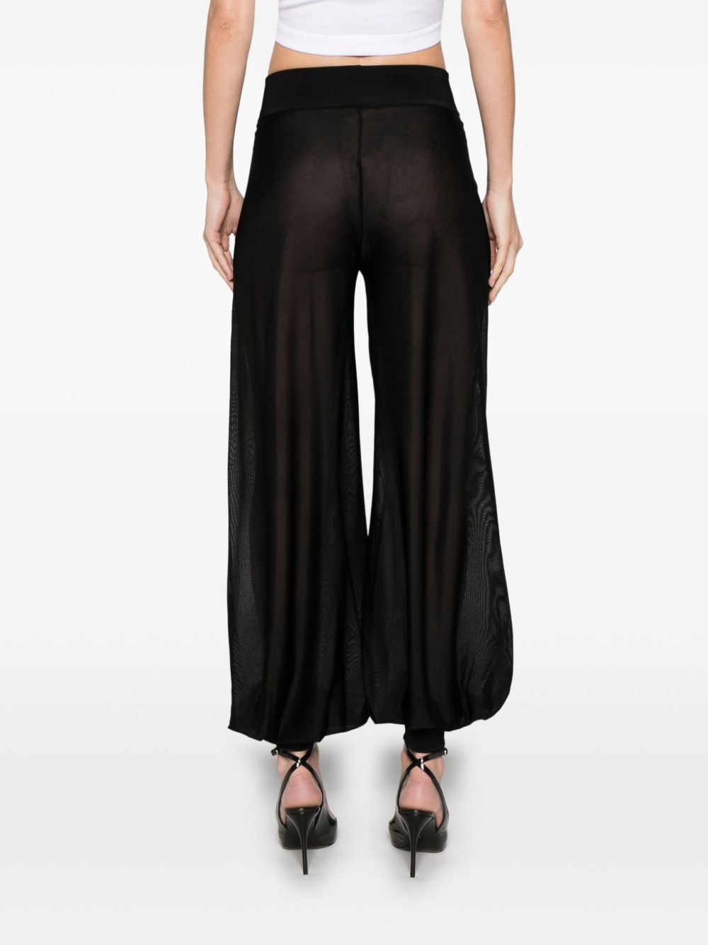 knitted balloon trousers - 4