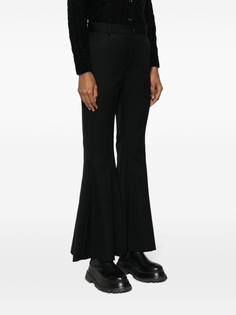 high-waist flared trousers 3